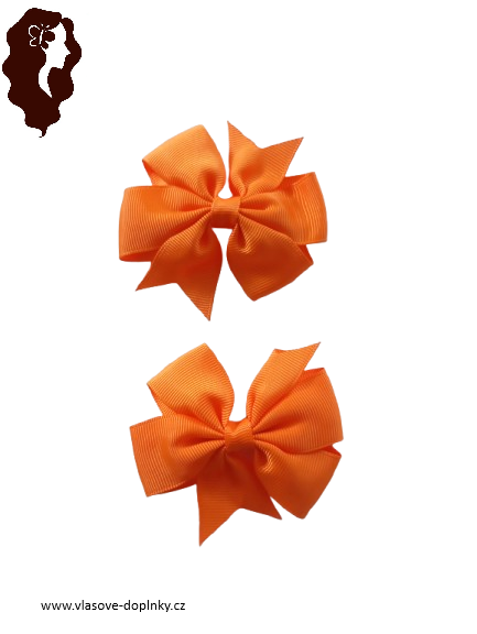 Sponka do vlasů s mašličkou 2 ks