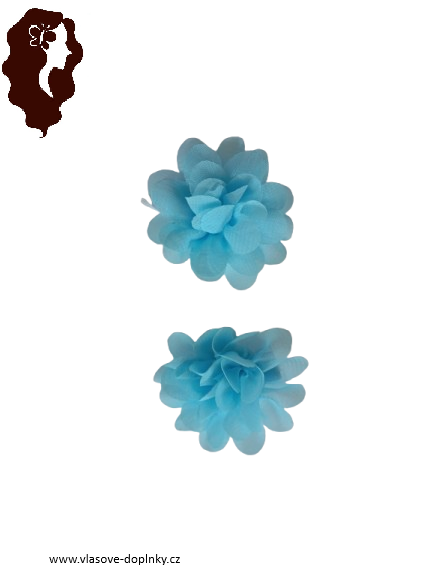 Sponka do vlasů s květinkou 2 ks