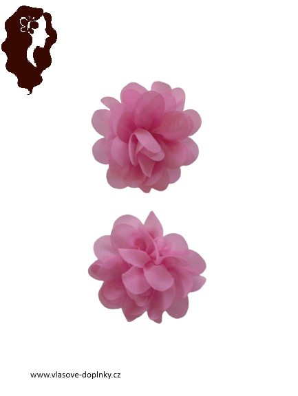 Sponka do vlasů s květinkou 2 ks