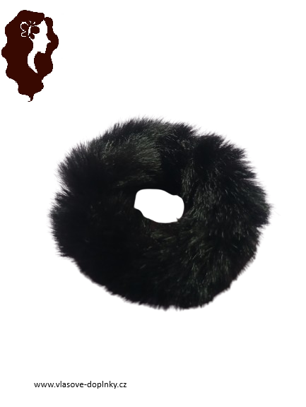 Gumička do vlasů peříčková